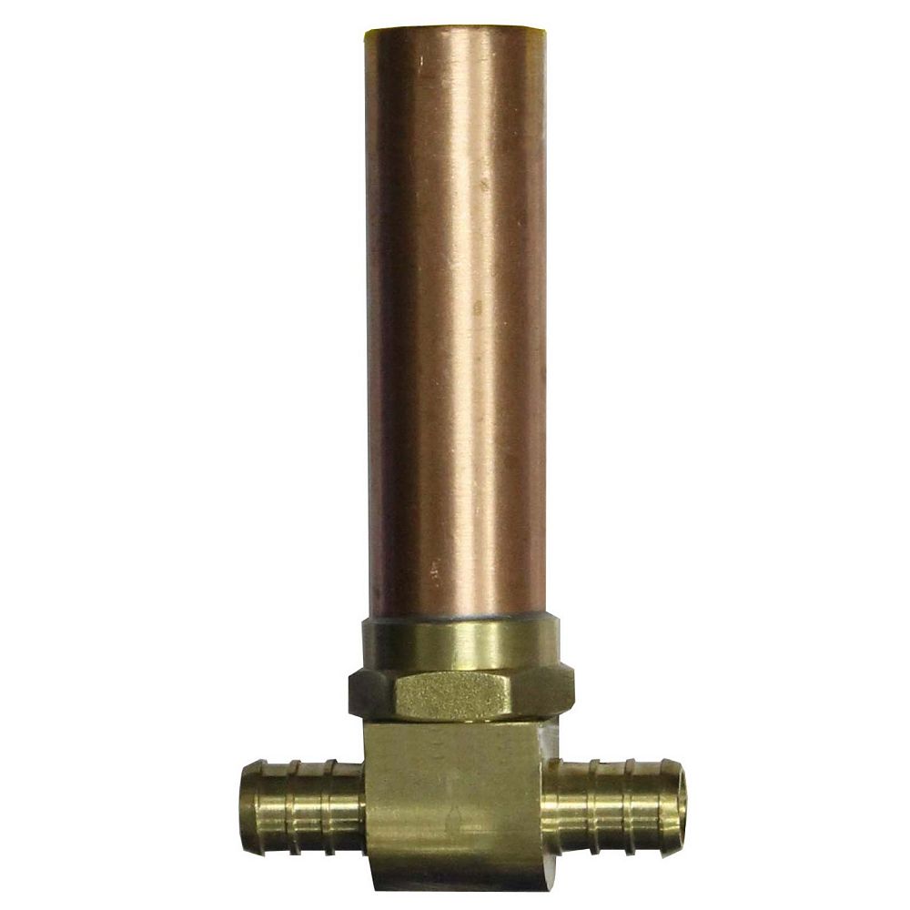 Waterline Pex Tee Water Hammer Arrestor 1/2 Inch | The Home Depot Canada Are Water Hammer Arrestors Necessary With Pex