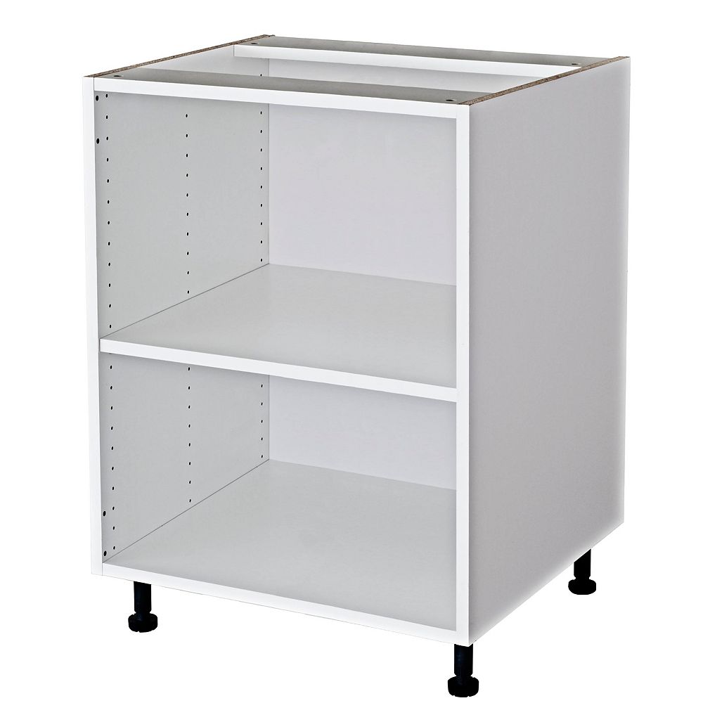 Eurostyle Vanity Base Cabinet 24x23x21 White | The Home ...