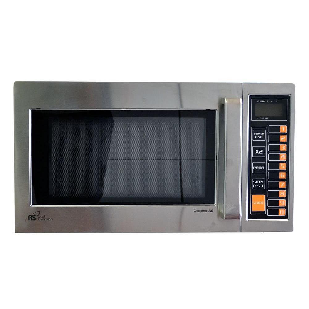 Royal Sovereign 0 9 Cu Ft Commercial Microwave Oven In Stainless Steel The Home Depot Canada Royal Sovereign 0 9 Cu Ft Commercial