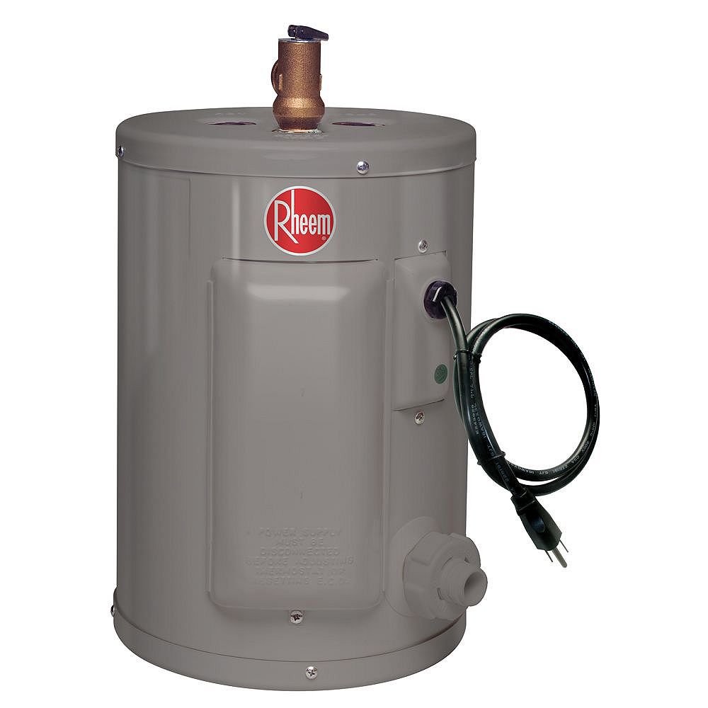 Rheem Point of Use 2 Imperial Gal Electric Water Heater with 6 Year