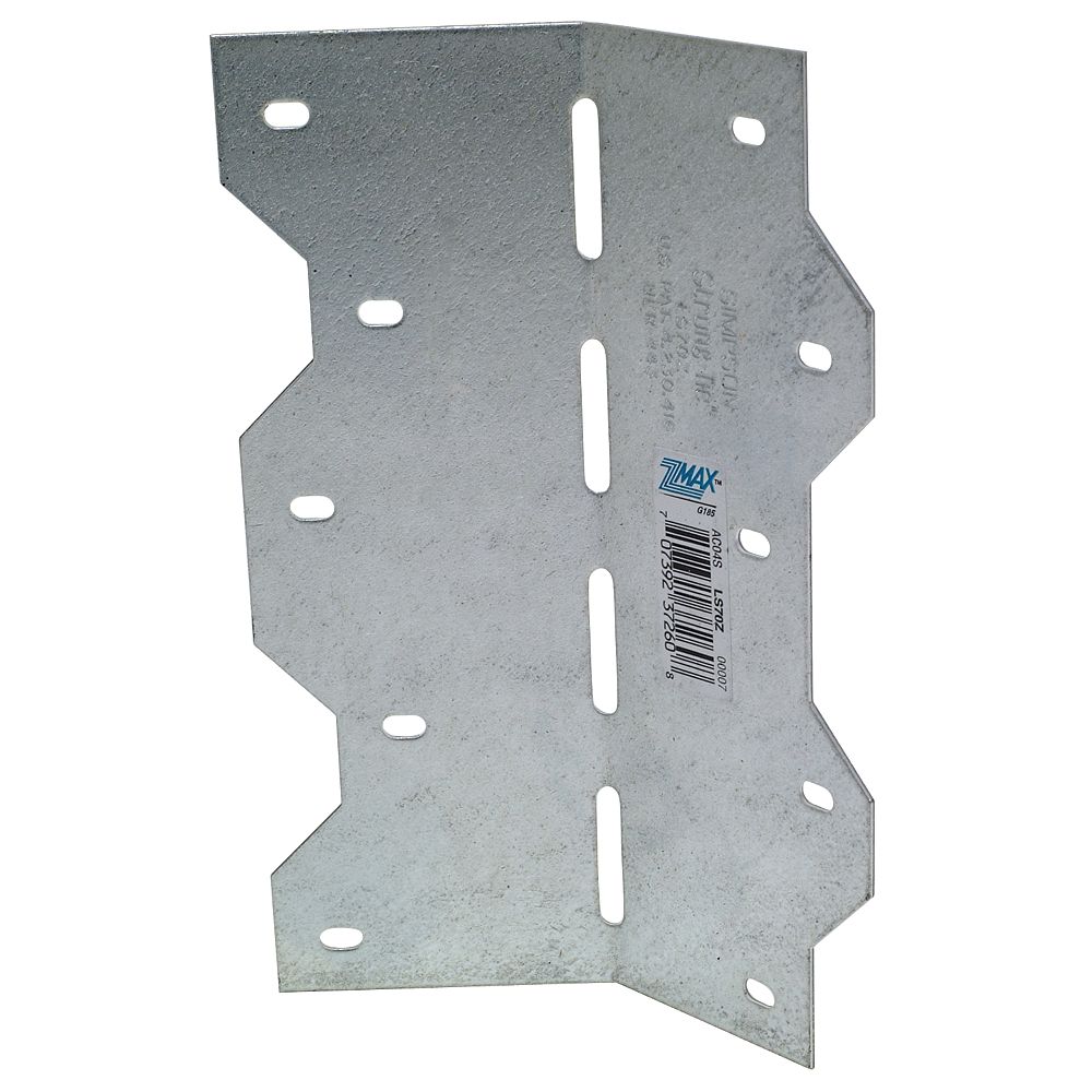 Simpson Strong-Tie LS 6-3/8 inch 18-Gauge ZMAX Galvanized Adjustable L Angle