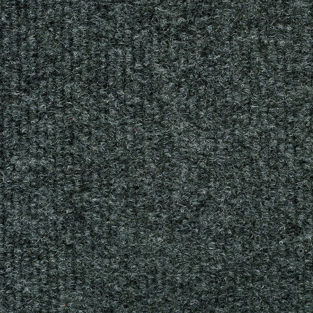 Trafficmaster 18 Inch X 18 Inch Gunmetal Ribbed Carpet Tile 36 Sq Ft Case The Home Depot Canada