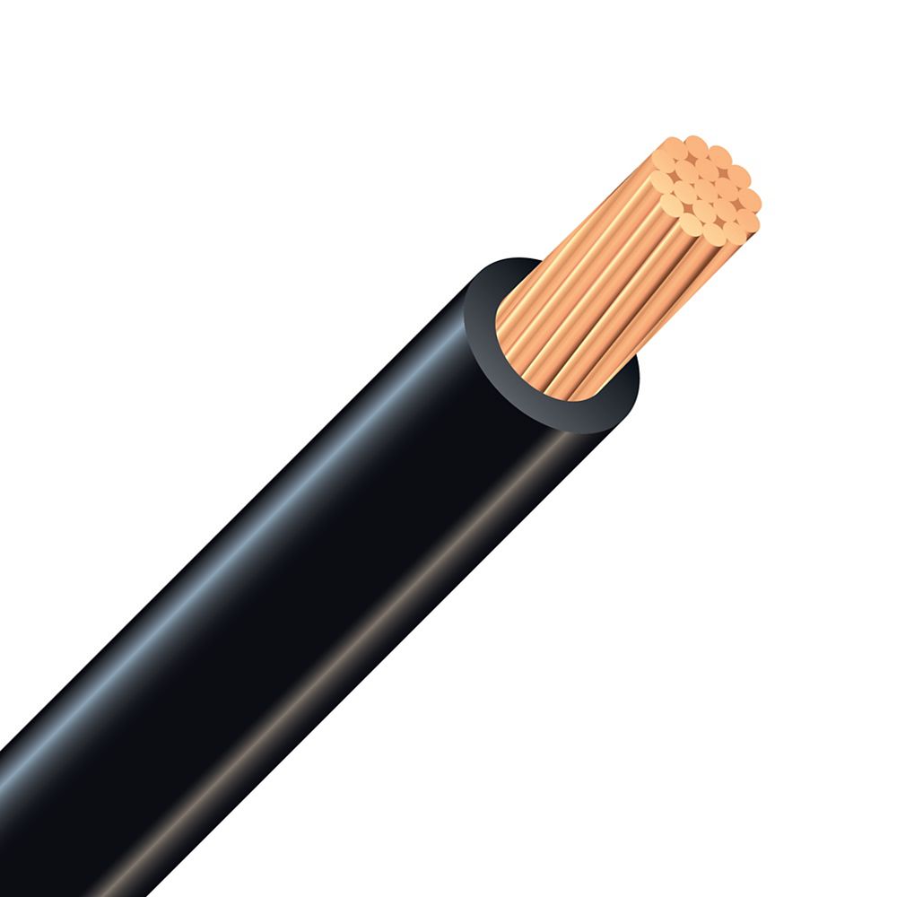 Southwire 12 AWG RW90 SimPull Electrical Wire Black (Cut By The Metre
