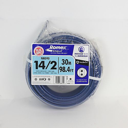 Southwire 14/2 NMD90 30M Electrical Wire - Blue