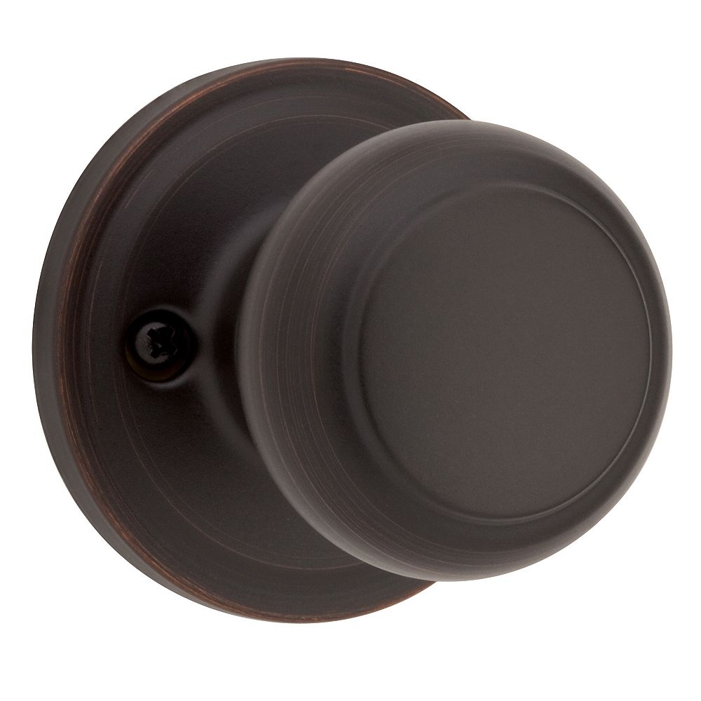 Weiser Troy Inactive Door Knob in Bronze The Home Depot Canada