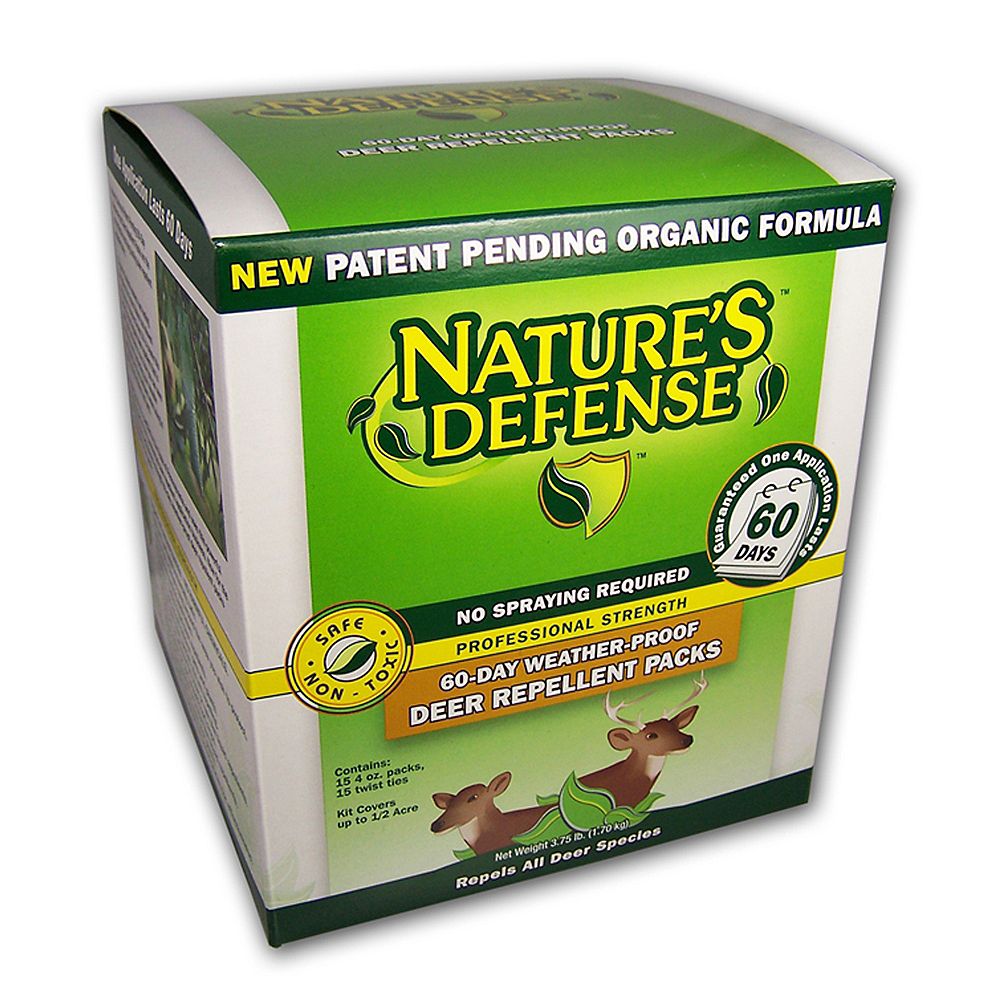 BirdX Inc. BirdX Nature's Defense Organic 60Day Deer Deterrent, 1/2