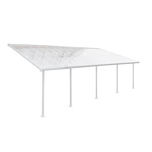 Feria 13 ft. x 28 ft. Patio Cover in White