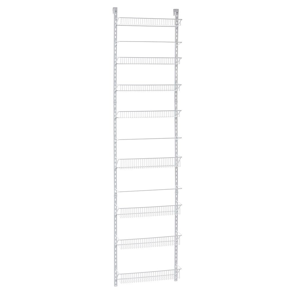ClosetMaid 18 Inch Adjustable 8 Tier Wall and Door Rack The Home