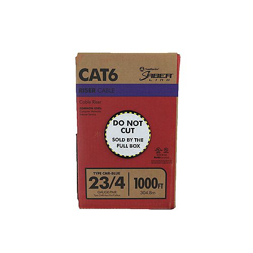 23/4 CAT6e 300M Networking Cable - Blue