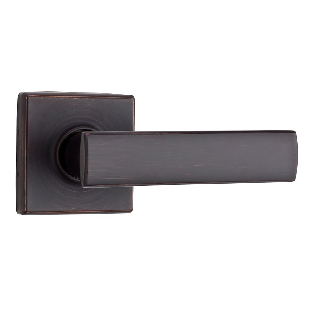 Weiser Vedani Bronze Passage Lever The Home Depot Canada