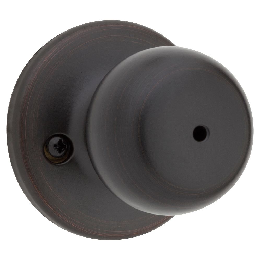 Weiser Fairfax Bronze Privacy Knob The Home Depot Canada