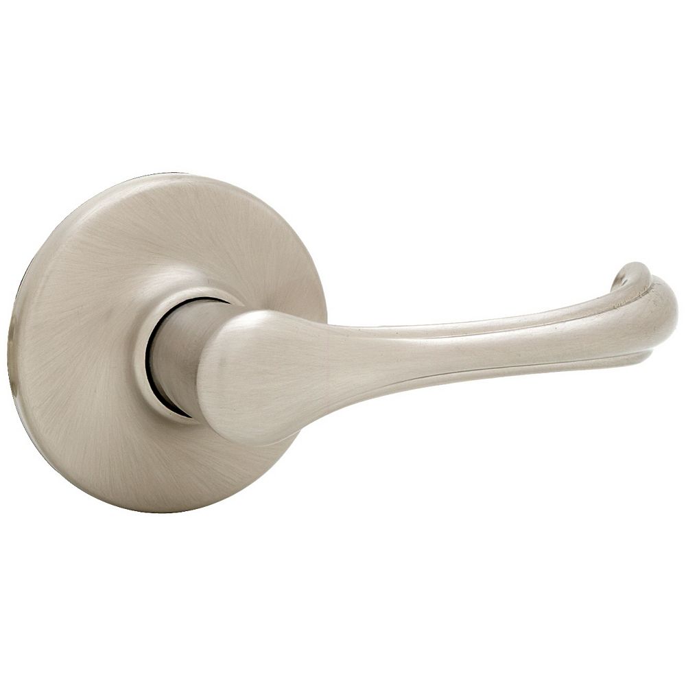 Weiser Alfini Satin Nickel Passage Lever The Home Depot Canada