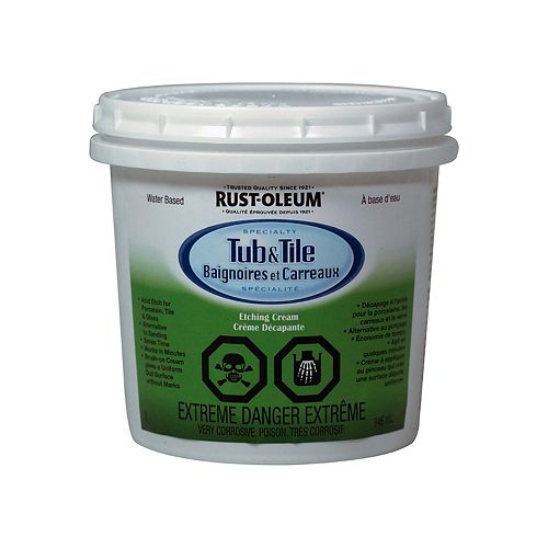 Tub & Tile Etching Cream in Gloss White, 946 mL