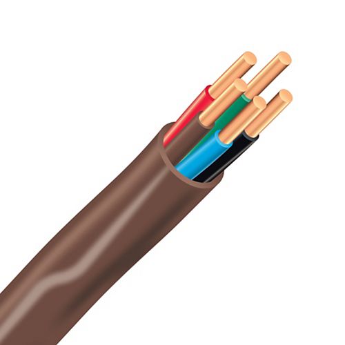 18/5 FAS/LVT Thermostat Wire - Brown (Cut By The Metre)