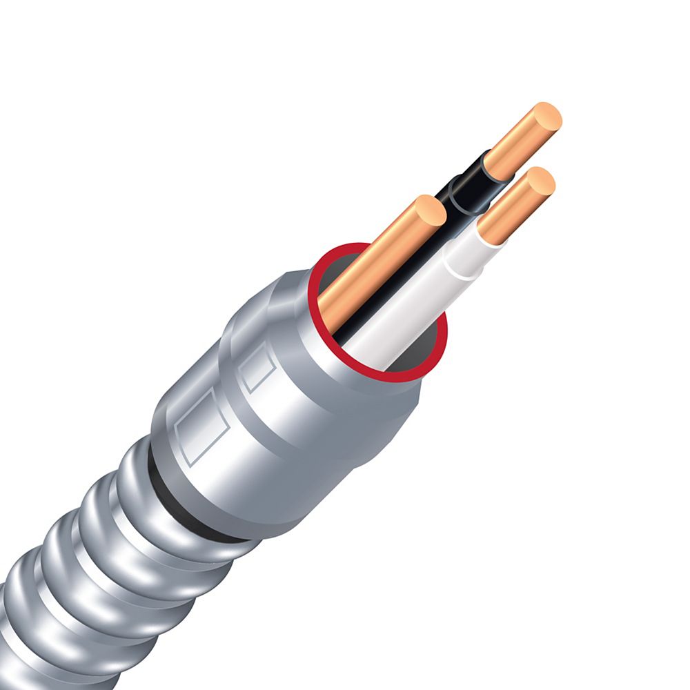 Southwire AC90 12/2 3M Armoured Cable The Home Depot Canada