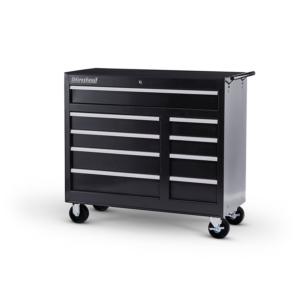 International 42-inch 9-Drawer Cabinet in Black | The Home ...