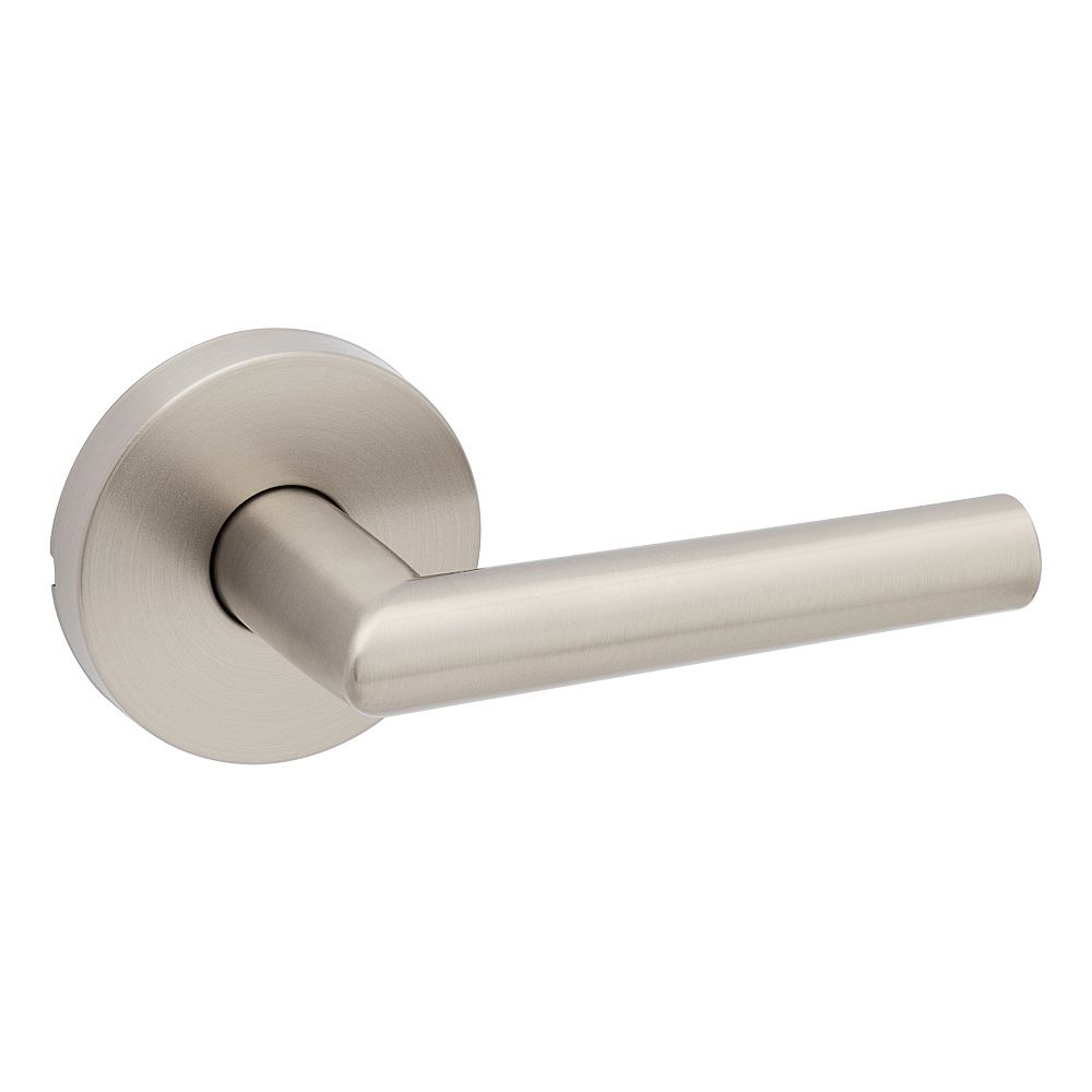Weiser Milan Passage Lever In Satin Nickel Finish The Home Depot Canada
