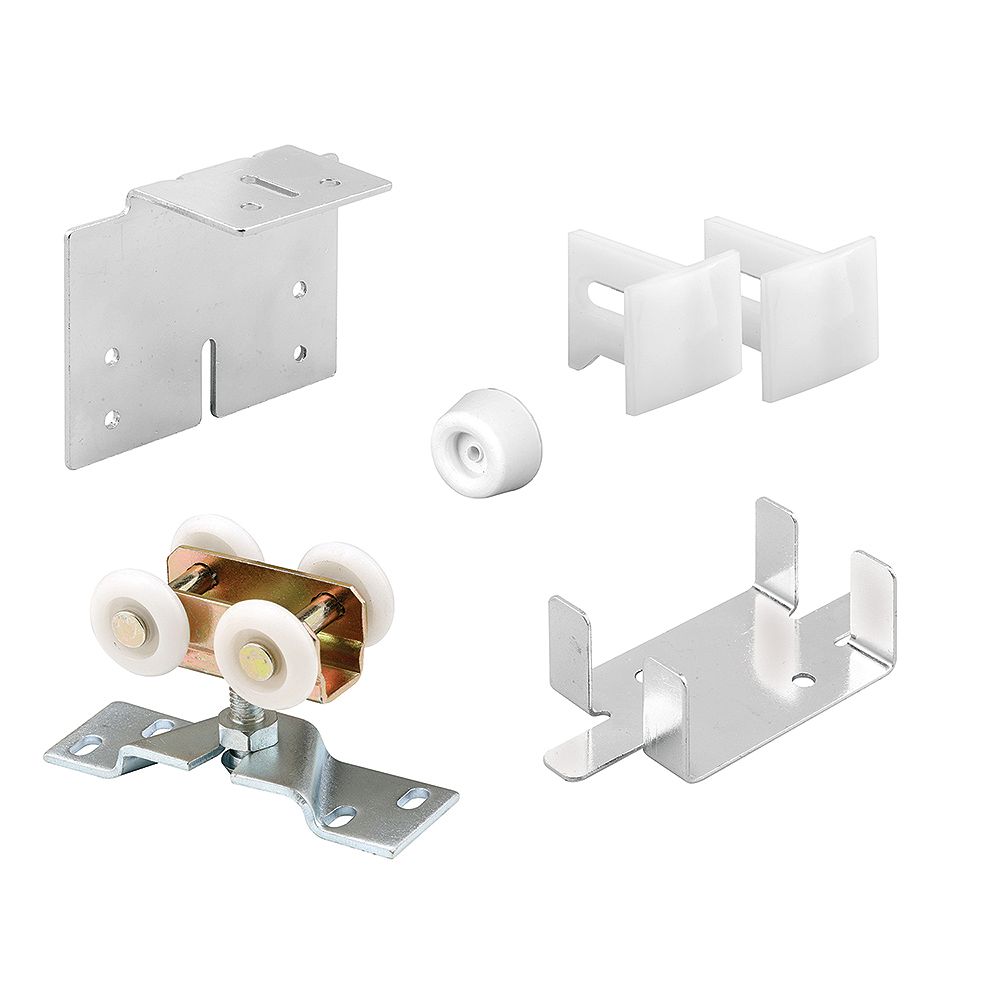 PrimeLine Pocket Door Roller Kit, 1 in. Wheels, Plastic, Steel and