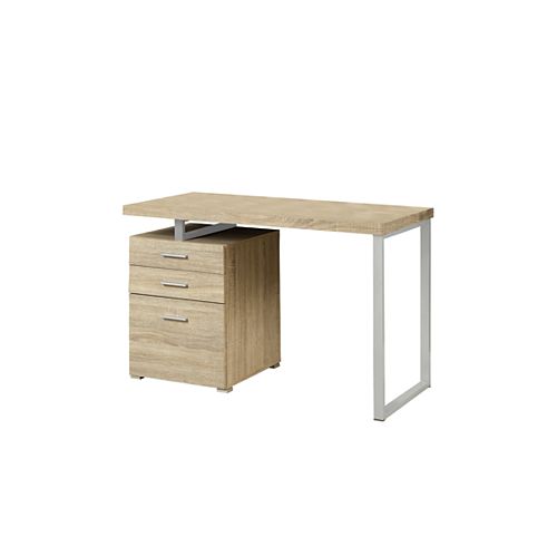 Monarch Specialties 24-inch x 30-inch x 48-inch Standard Computer Desk in Natural