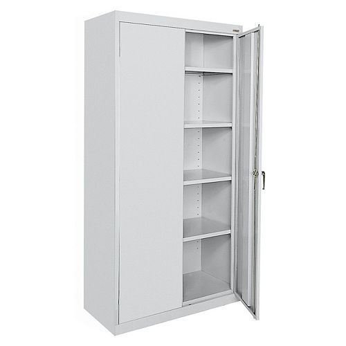 Utility Storage Cabinets The Home, Long Narrow Cabinet With Doors