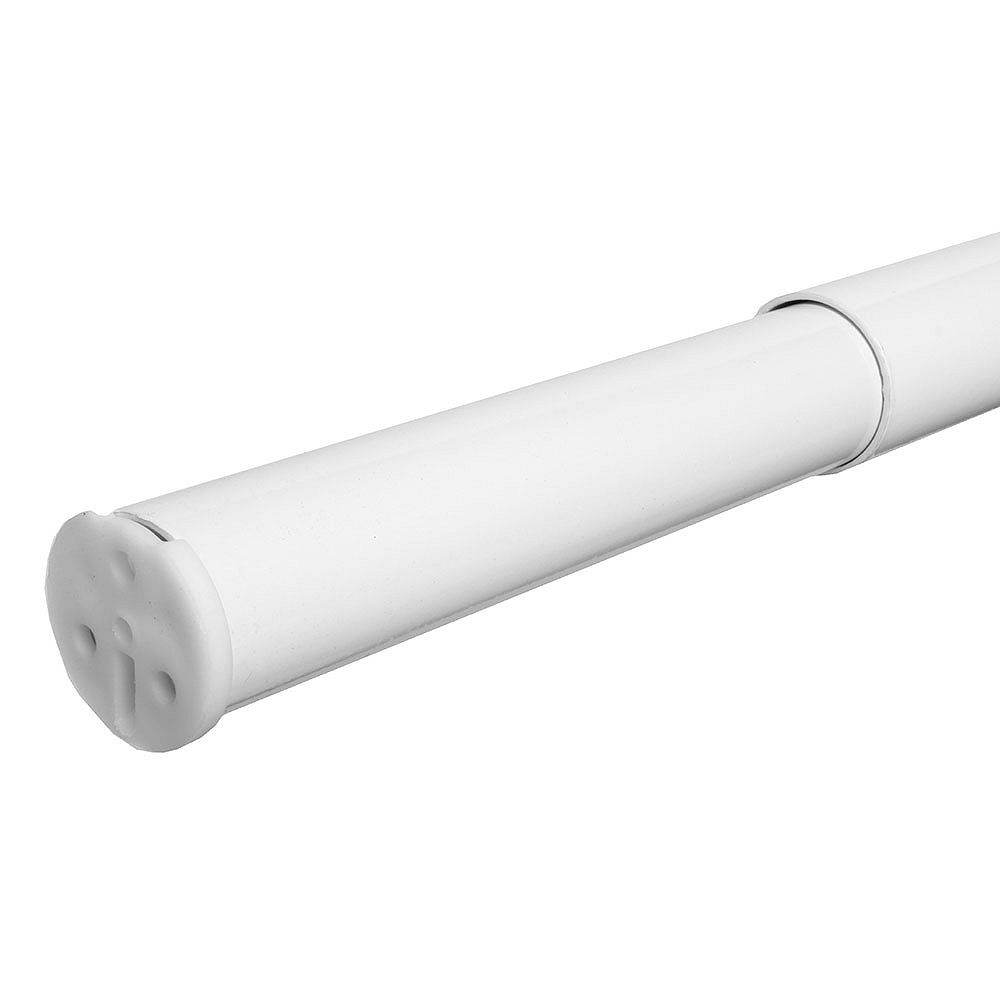 Everbilt 48inch to 72inch Heavy Duty Adjustable Closet Rod in White
