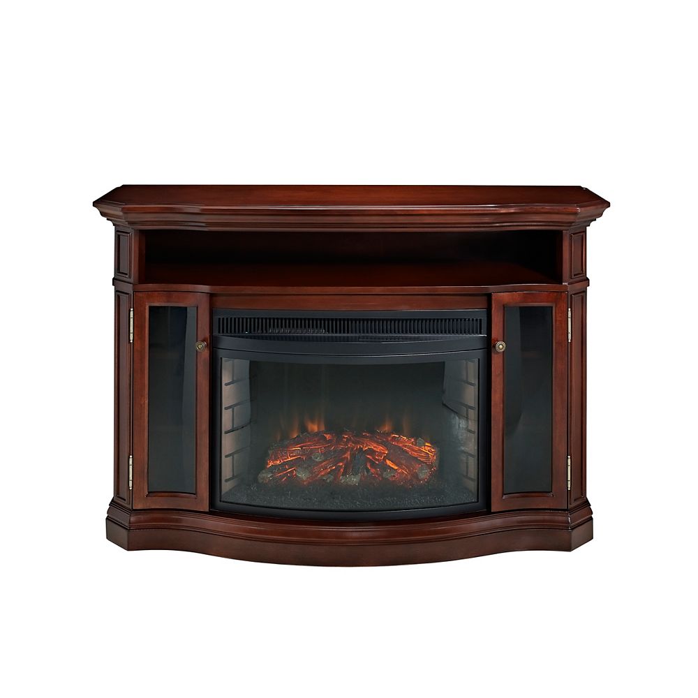 Muskoka Foyer électrique Elliot de 25 po à vue pleine courbe, fini