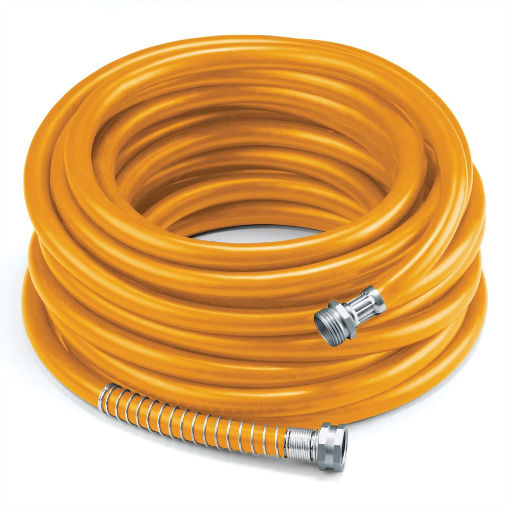 Colourwave 5/8" X 100' Premium Rubber Garden Hose - Orange | The Home ...