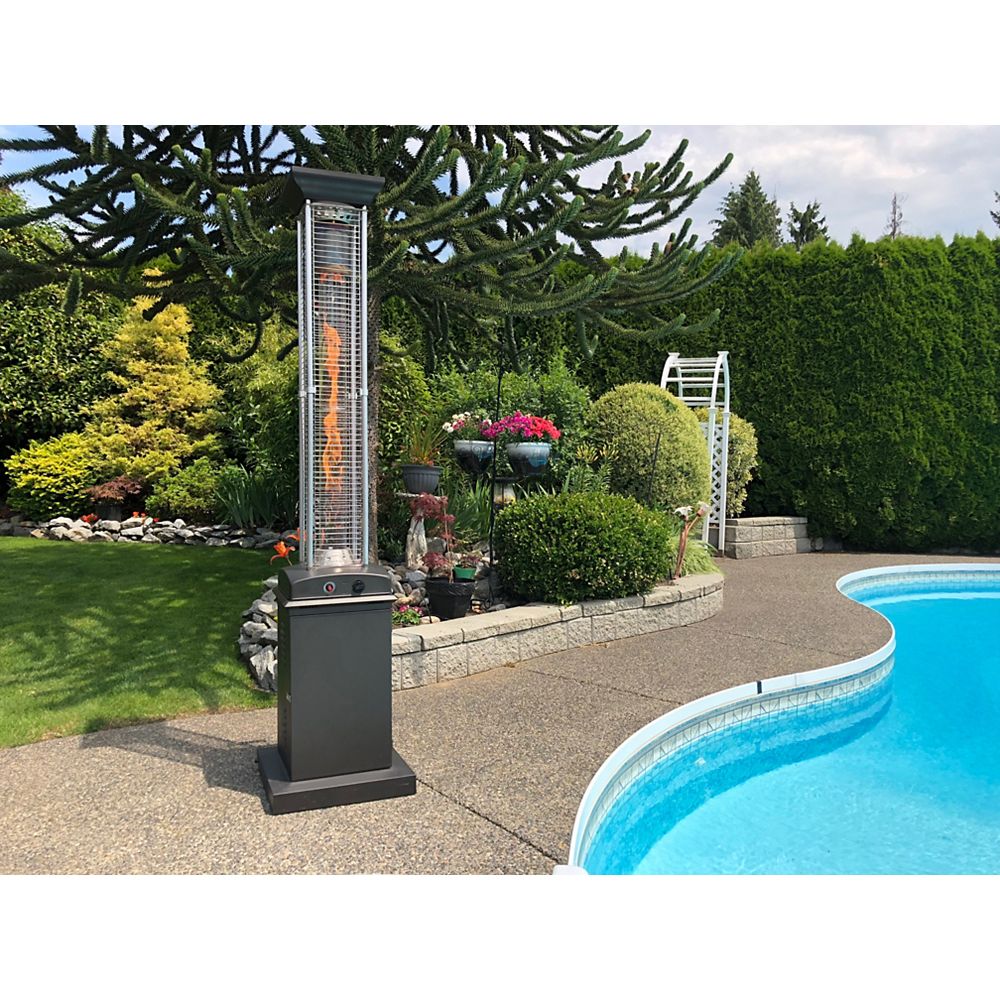 Paramount Flame Propane Patio Heater, Mocha The Home Depot Canada