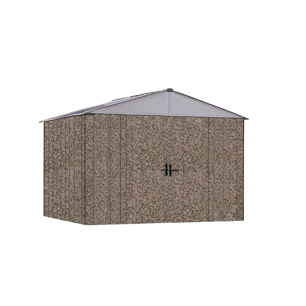 arrow camo 10 ft. x 8 ft. steel shed the home depot canada