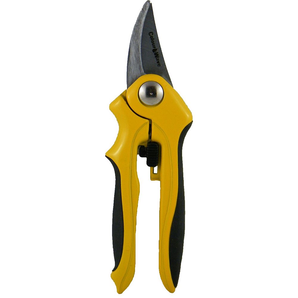 Colourwave Bypass pruners Yellow The Home Depot Canada