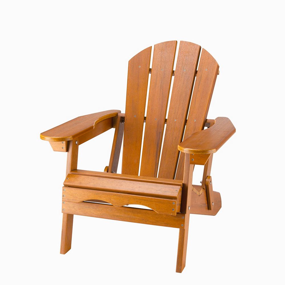 Eon Cedar Adirondack Folding Chair | The Home Depot Canada