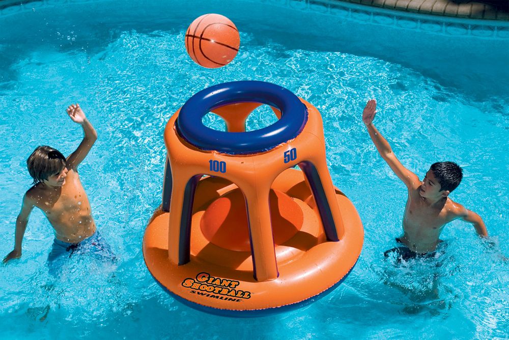Swimline Giant Shootball Inflatable Pool Toy The Home Depot Canada
