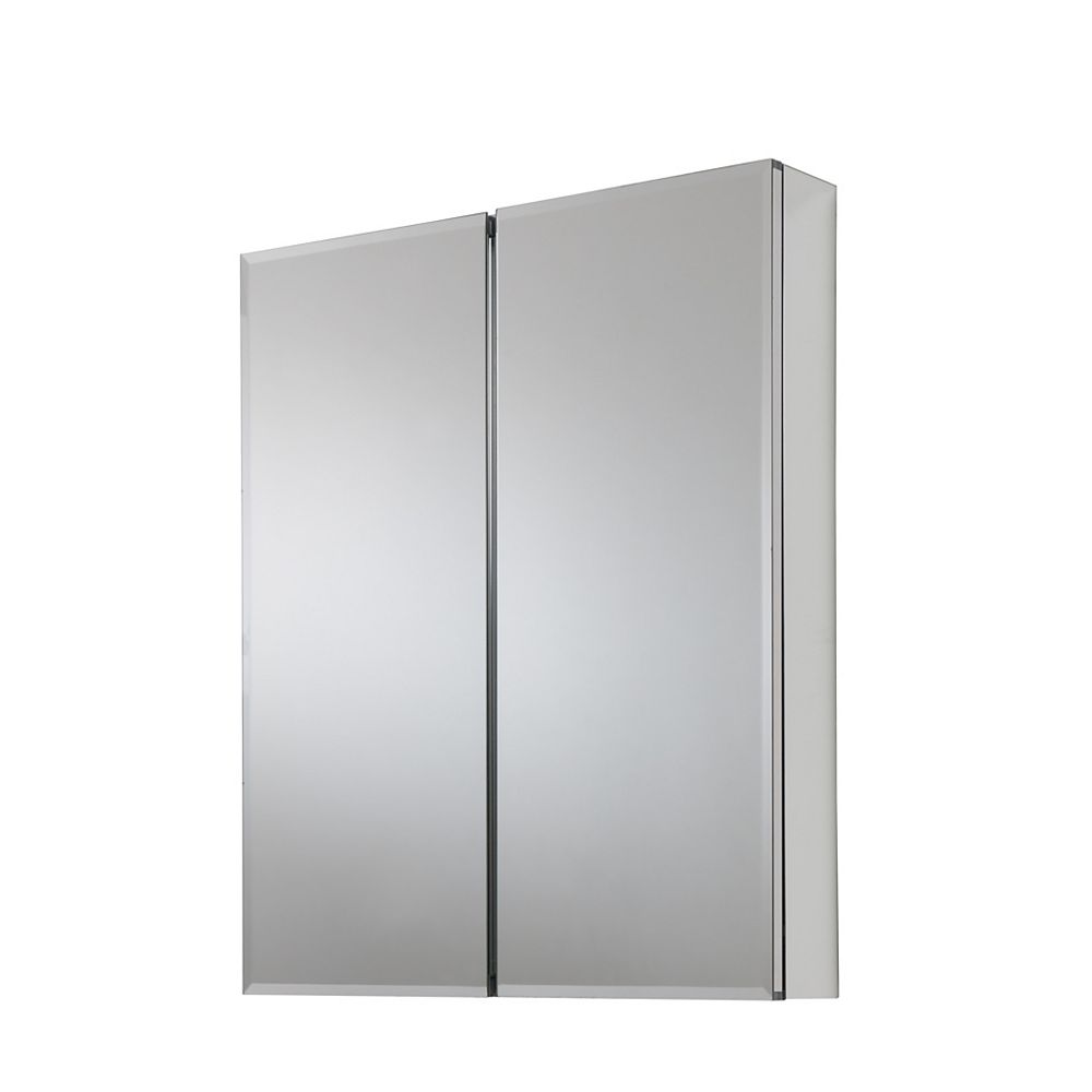 Glacier Bay 24 Inch X 29 Inch Recessed Or Surface Mount Medicine Cabinet With Bi View Beve The Home Depot Canada