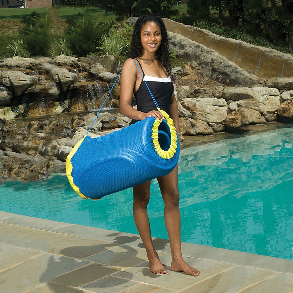 Blue Wave Handy Tote Blue Pool Float Bag | The Home Depot ...