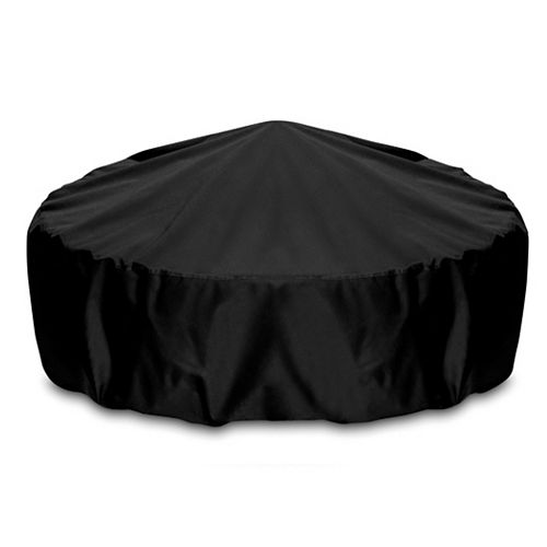 80-inch Outdoor Fire Pit/Table Cover in Black