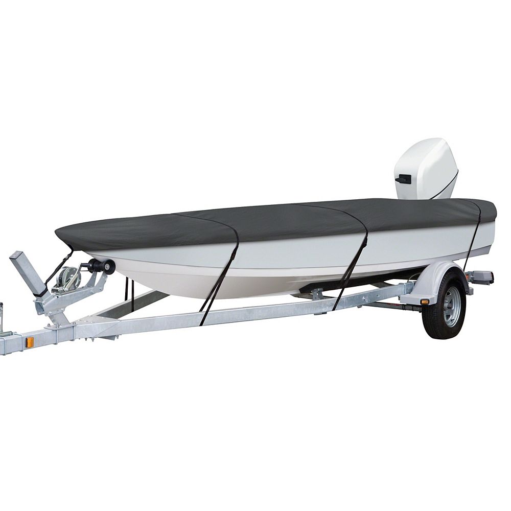 Classic Accessories StormPro Heavy Duty Boat Cover with Support Pole