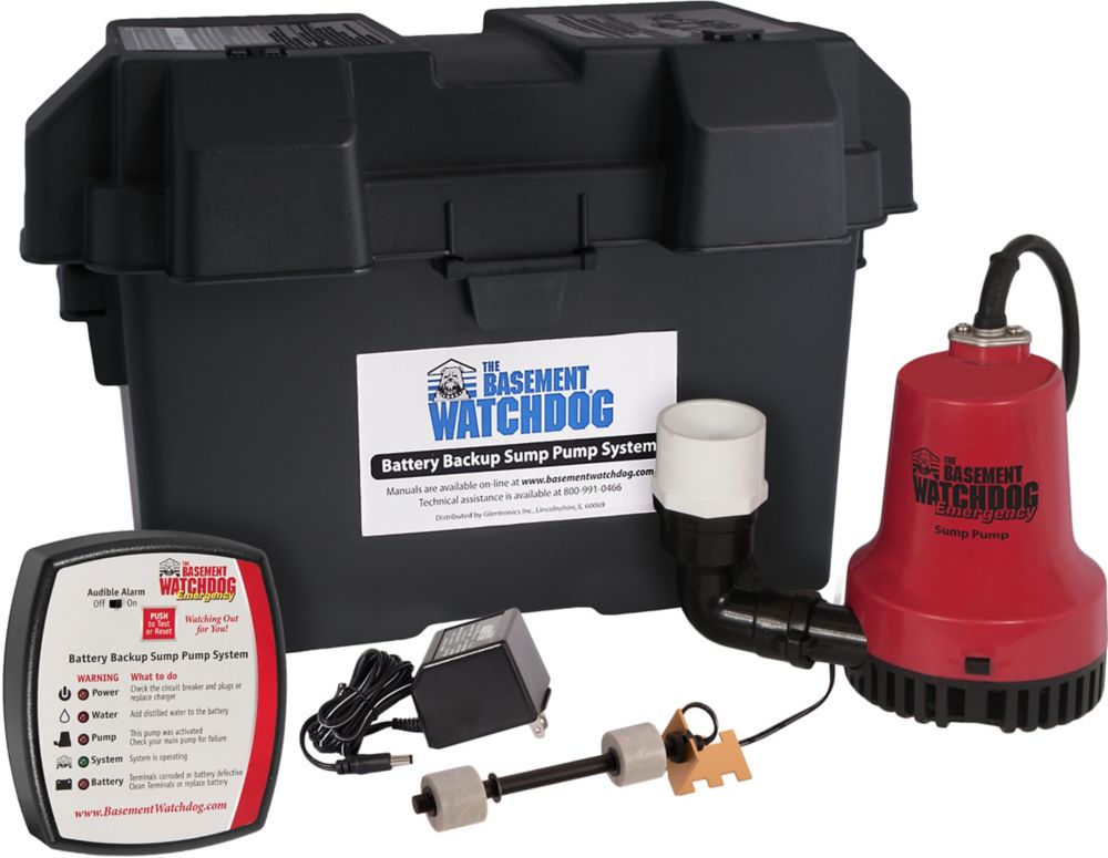 battery backup for sump pump canada