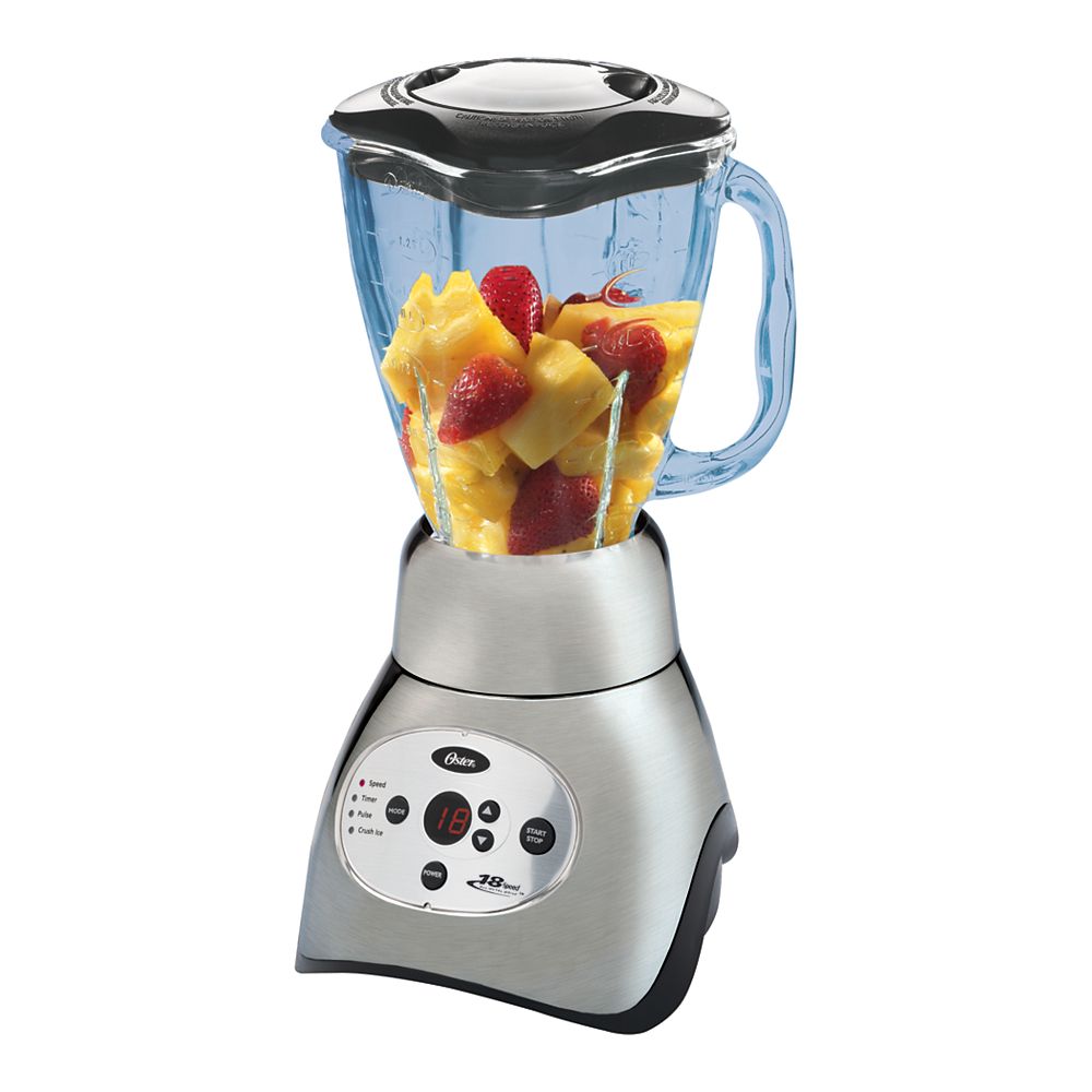 Oster 18 Speed Digital Control Blender, Brushed Nickel | The Home Depot ...