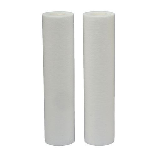 Melt Blown Universal Replacement Water Filters, 2.5 inch x 10 inch (2-Pack)