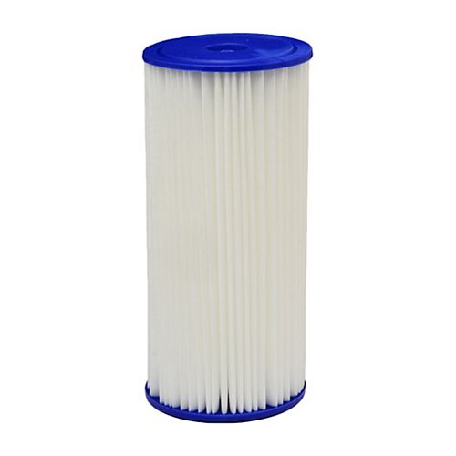 Pleated Universal Replacement Water Filters, 4.5 inch x 10 inch