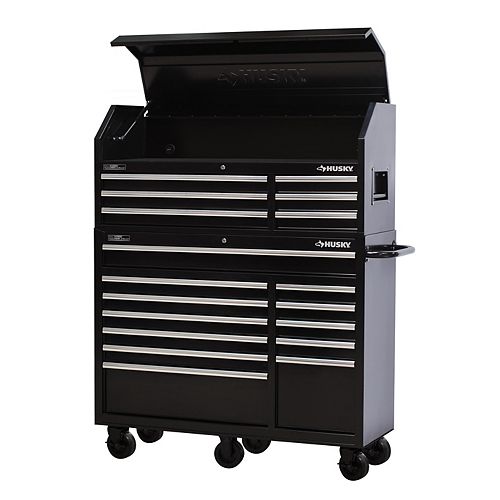 Husky 42inch 16Drawer Tool Chest and Set in Black Home