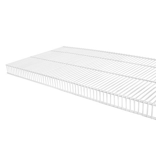 TightMesh 16-inch x 8 ft. Wire Shelf in White