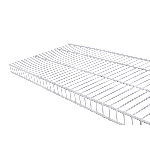 Linen 16-inch x 8 ft. Wire Shelf in White