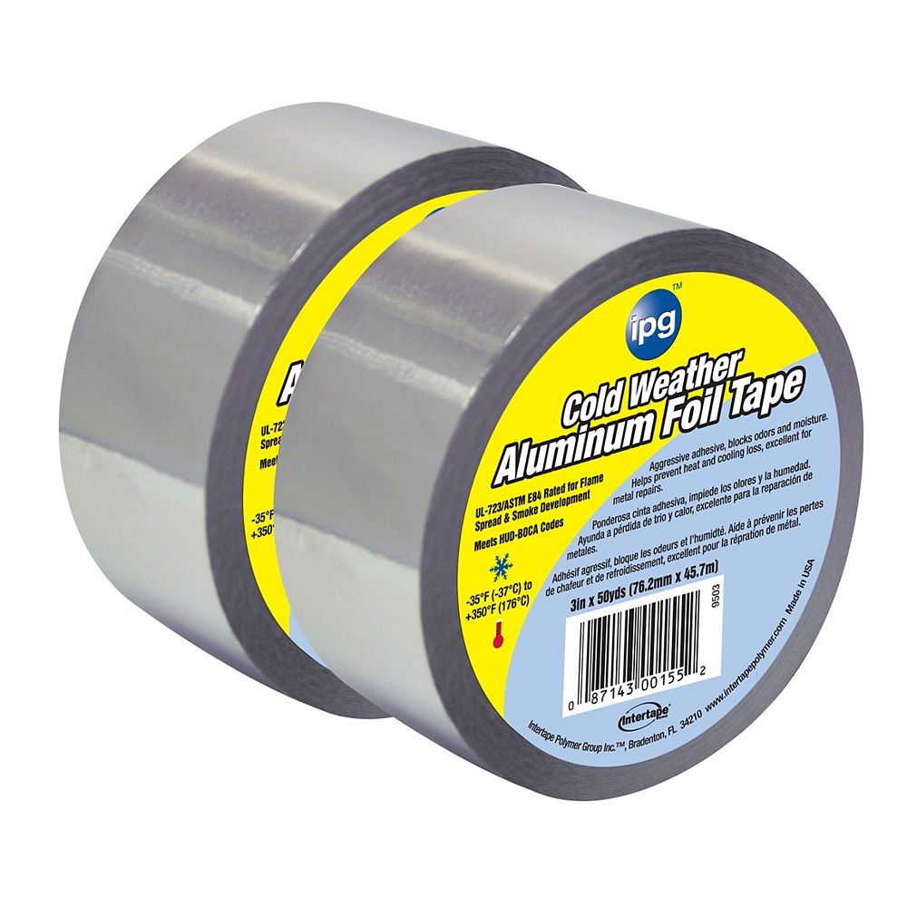 ipg Intertape Polymer Group HVAC Cold Weather 1.75 MIL Aluminum Foil
