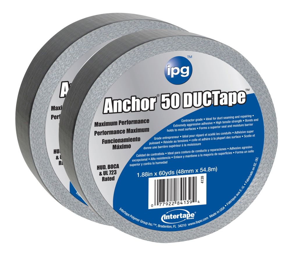ipg Intertape Polymer Group HVAC Premium 14 MIL Duct Tape 1.88"" x 60