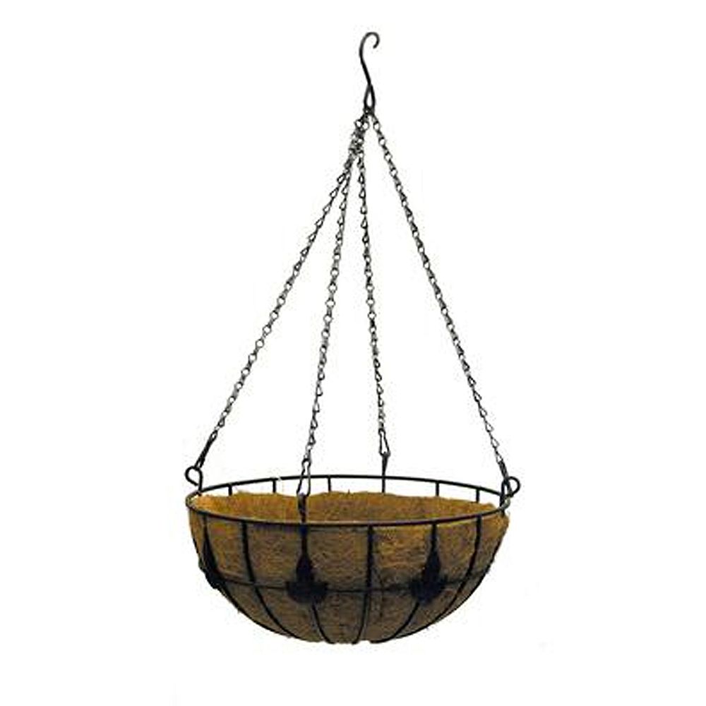 Vigoro 16 Inch Maple Leaf Coco Hanging Basket The Home Depot Canada