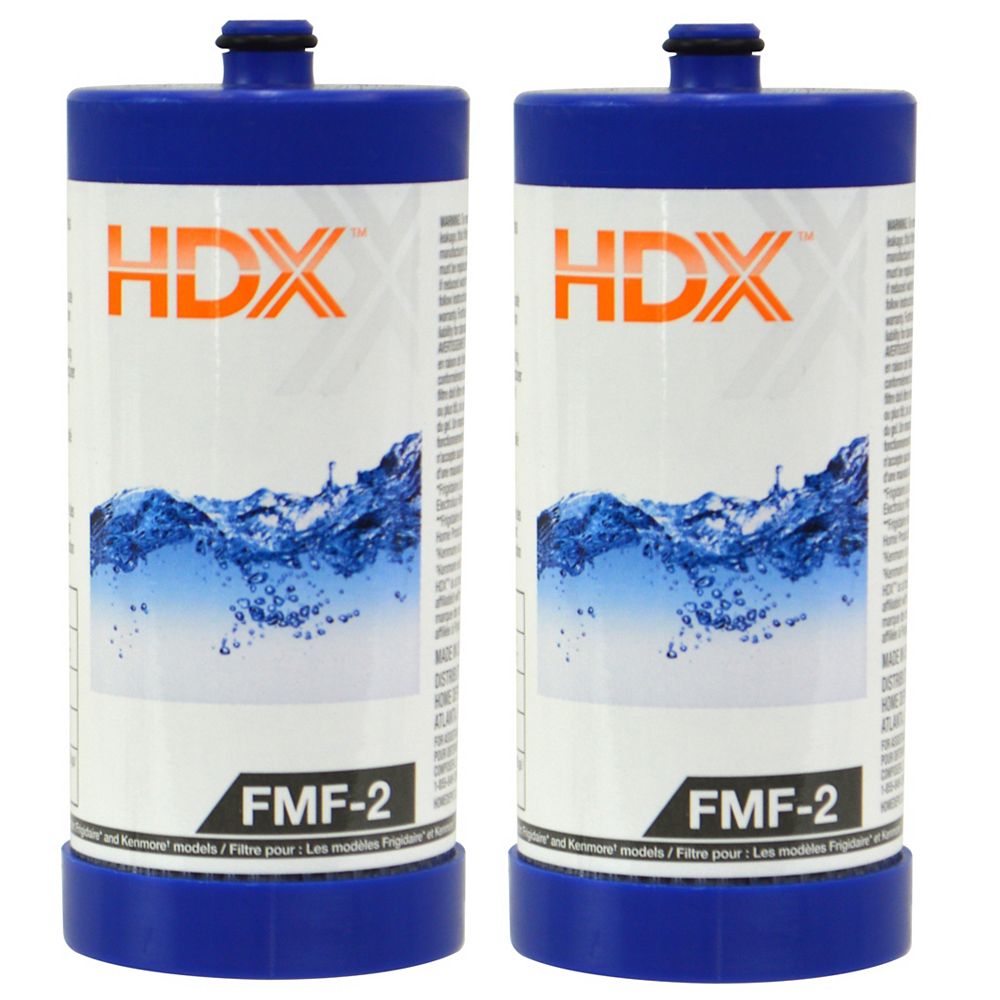 HDX FMF2 Refrigerator Replacement Filter Fits Frigidaire WF1CB (2Pack