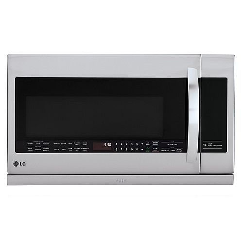 2.2 cu. ft. Over the Range Microwave with Slide-Out ExtendaVent in Stainless Steel with EasyClean® and Sensor Cooking