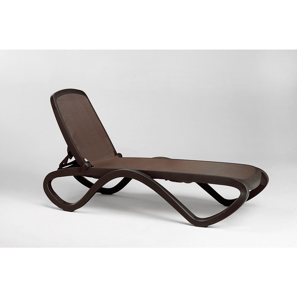 Nardi Omega Outdoor Chaise Lounge In Caffe The Home Depot Canada