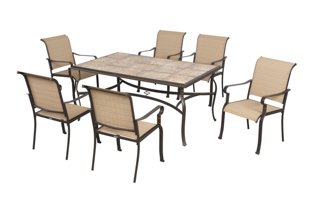 Homedepot Ca Outdoor Dining Table Onsight Delilah 52 Inch Patio   P 1000807633 